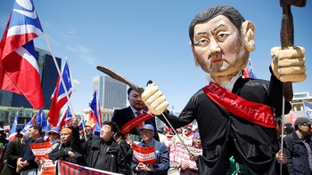 Una caricatura que representa al