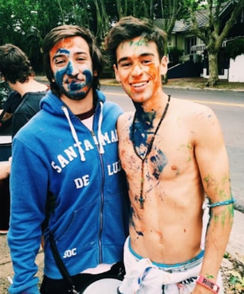 El festejo de Matías Zanuzzi