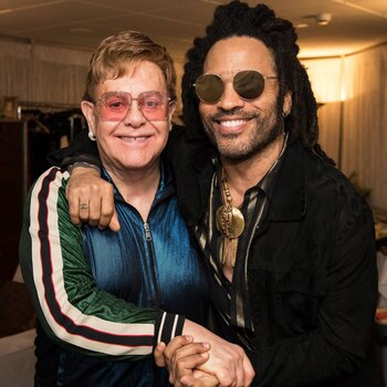 Lenny Kravitz agradeció a Elton