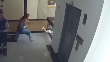 Una niña estuvo a punto