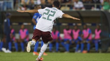 Antuna festeja el primer gol