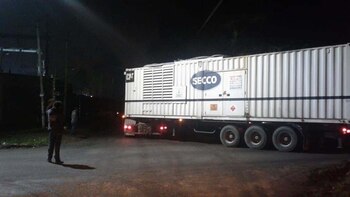 Edelap trajo 35 generadores de una