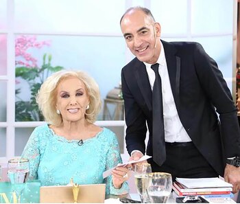 Mirtha Legrand y Mauricio Dayub