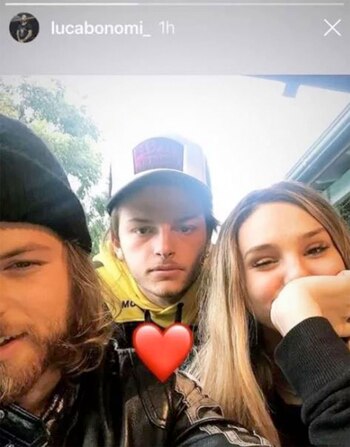 Luca Bonomi y la foto