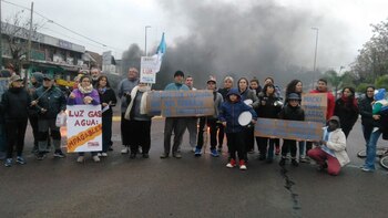Una de las protestas (foto