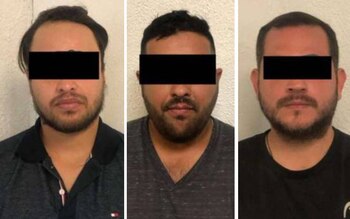 Los supuestos miembros del CJNG