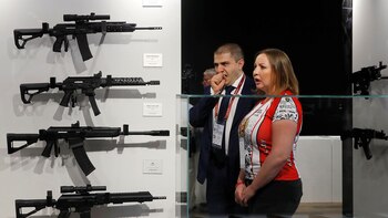 El stand del Grupo Kalashnikov