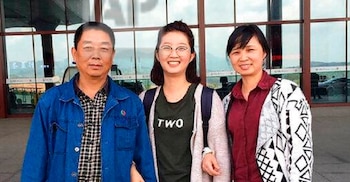 Zhang había viajado desde China