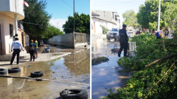 Las intensas lluvias en Tamaulipas