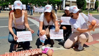 La protesta contra la restrictiva ley de aborto en Marruecos (Reuters)