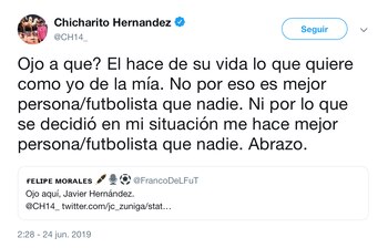 El jugador mexicano suele responder