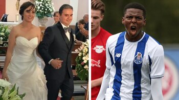 La pareja se había casado