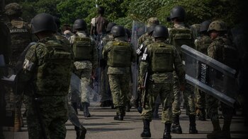 Decenas de migrantes intentaron salir