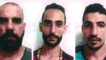 Tres de los cuatro presuntos