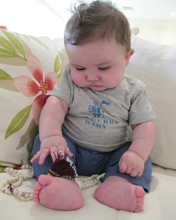 Matthew cuando era bebé (Instagram: