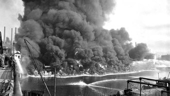 Incendio río Cuyahoga (Reuters)