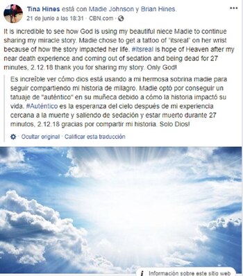 Ahora, Tina cuenta su historia