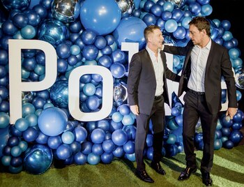 Adrián Suar junto a Nico