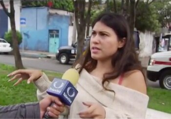 La mujer agredida dio su