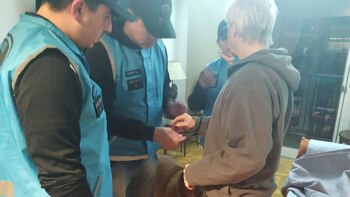 El momento de la detención