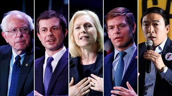 Bernie Sanders, Pete Buttigieg, Kirsten