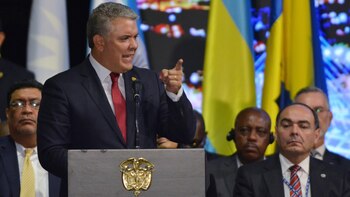 El presidente de Colombia Iván