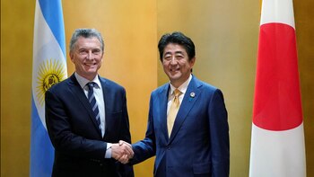 Mauricio Macri con el primer