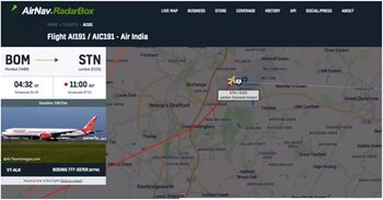 El avión debió aterrizar en