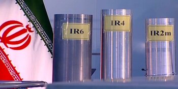 Centrífugas de uranio en una planta nuclear en Irán. (IRIB via AP, File)