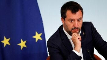 El ministro antiinmigración, Matteo Salvini