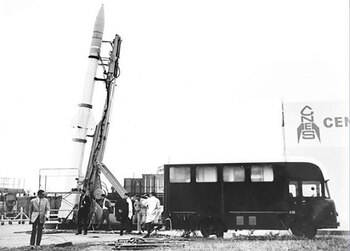 Uno de los cohetes Titus