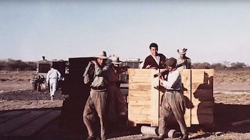 El material traído de Francia