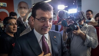 Ekrem Imamoglu, candidato del laico