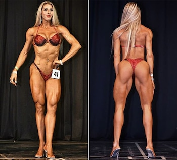 Daiana Fernandez, en una competencia