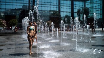 Los franceses se refrescan en