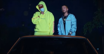 Bad Bunny y J Balvin. (Foto: VEVO)