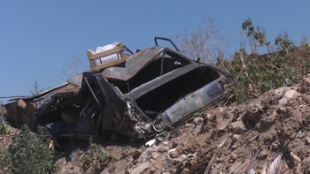 Autos abandonados, una postal común