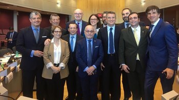 Ministros y funcionarios que trabajaron