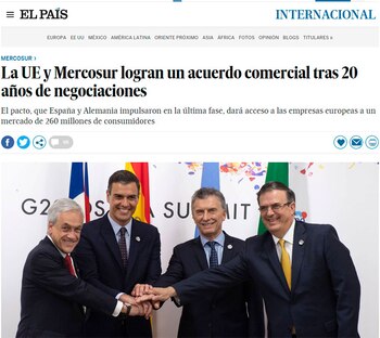 El diario español El País