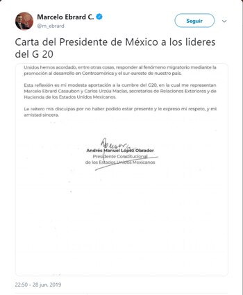 La carta de AMLO (Foto: