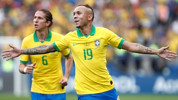 Con tres goles, fue el