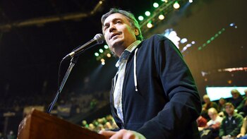 Máximo Kirchner participó del acto