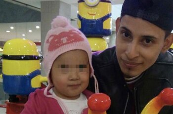 Valeria y su papá (Foto: Archivo)