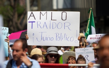 Exigieron juicio político contra AMLO