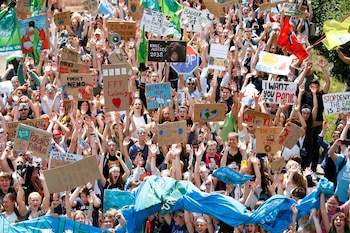 Una manifestación de los “Fridays