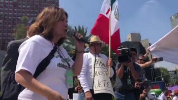 Manifestantes pidieron disculpas por la