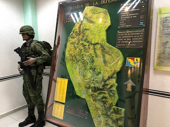 Maqueta del triángulo dorado (Foto: