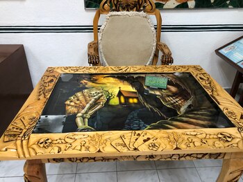 Mesa que perteneció a una