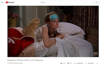 Dentro de YouTube hay películas