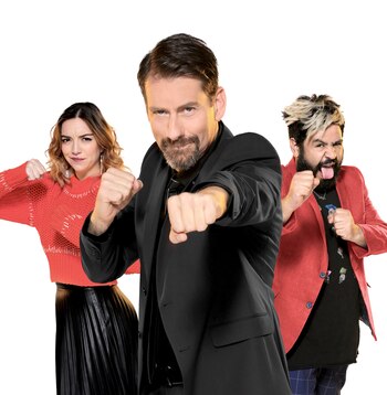 Junto a Eduardo Videgaray y